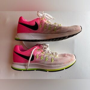 Nike Zoom Pegasus 33 Pink and White size 9.5